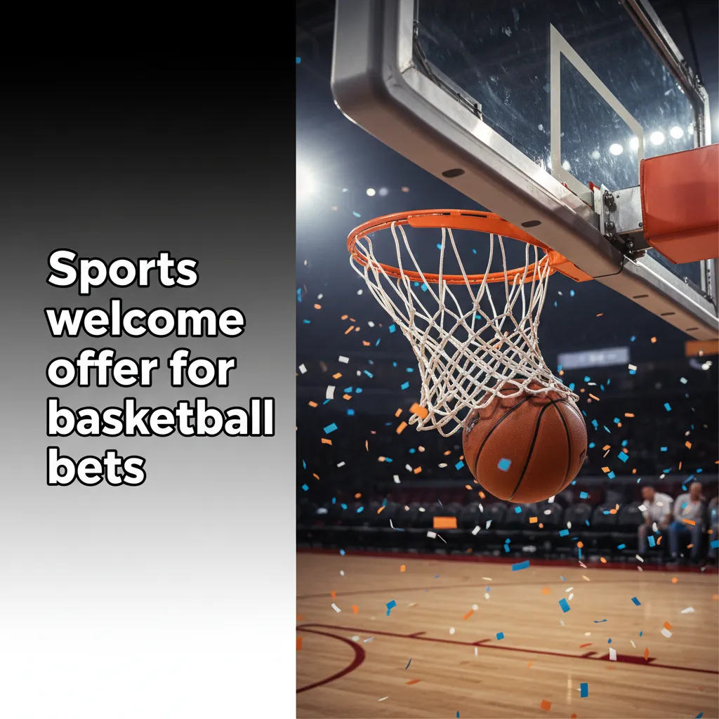 New customer basketball welcome offer: verify, deposit, qualifying bet; get free bet/bonus funds. Terms apply.